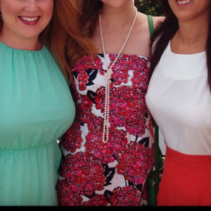 Vineyard Vines Hydrangea Dress: Pink Blue Size 6